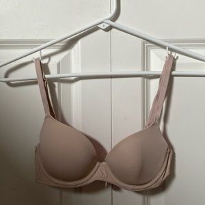 PINK Nude Bra with Two-Way Wear - 32A